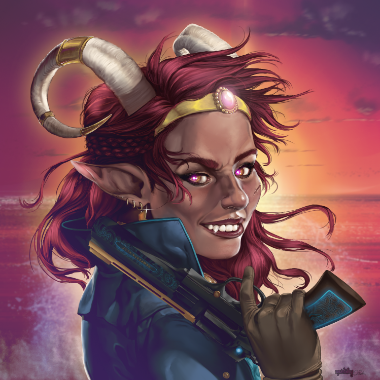 Finished commission for my friend Ez of their character!