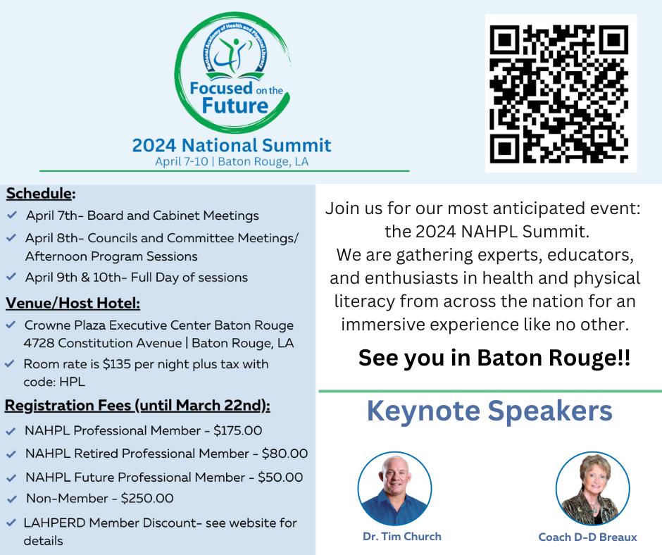 National Academy of Health & Physical Literacy tweet media