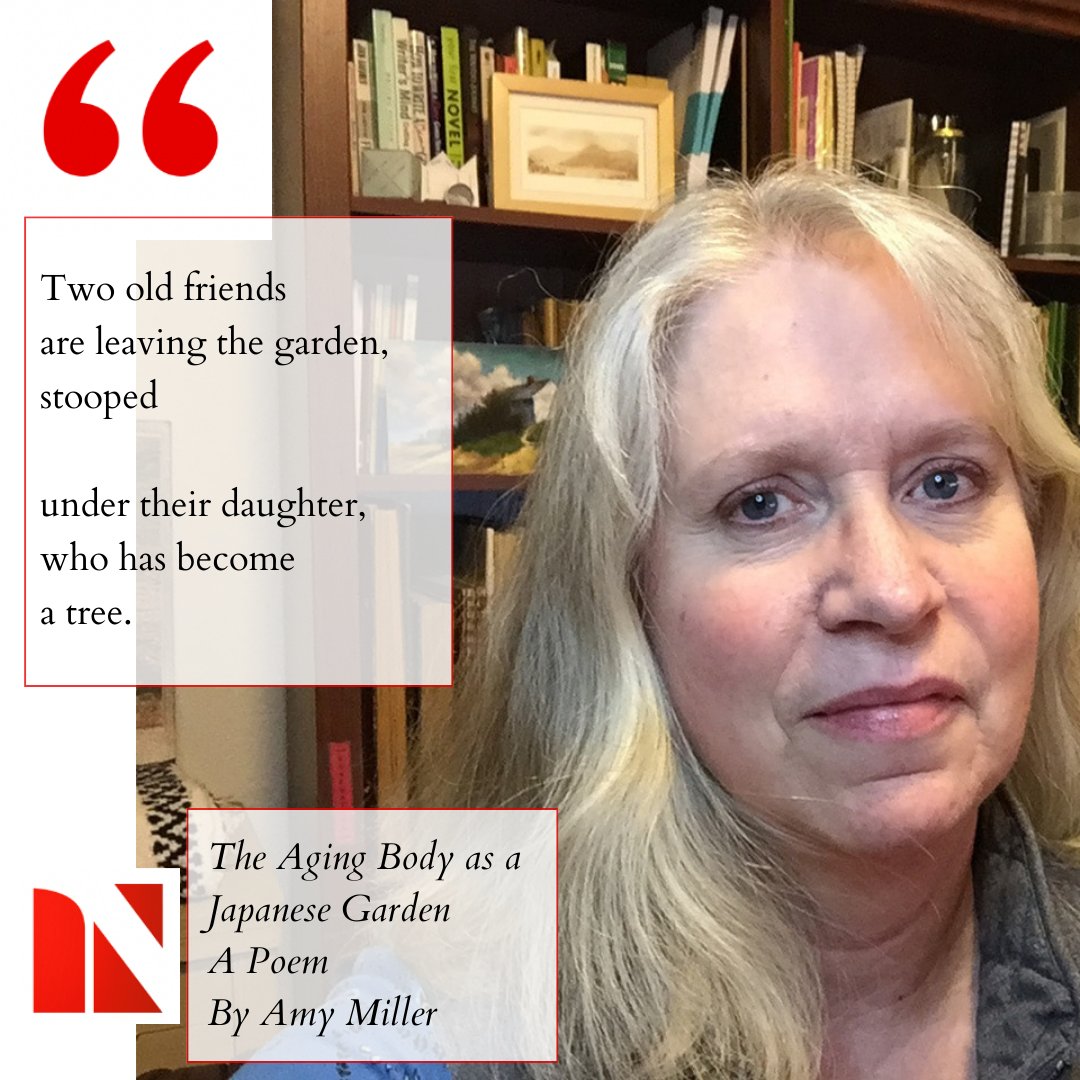 NarrativeMag's tweet photo. Amy Miller’s “The Aging Body as a Japanese Garden” reminds us to find beauty in the places that most of us choose to avoid: https://t.co/u0YPng948S

Our Winter Contest is open for submissions till 3/28: https://t.co/gZ6buDufZM

#NarrativeMagazine @AmyMillerPoet https://t.co/dwl2EZpTVa