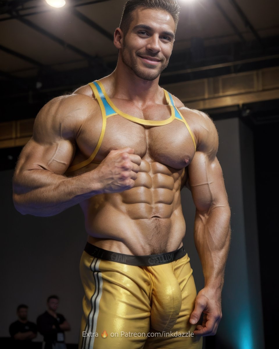 IKDazzle's tweet photo. Nathan: Lifting weights and spirits with each curl! 🏋️♂️🎉
Discover his powerful story at https://t.co/N3vwBcykdB
#gayhunk #gayfit #gayworkout #bodybuilding #gaystrength #InkDazzle https://t.co/5tMFKdH7Ys