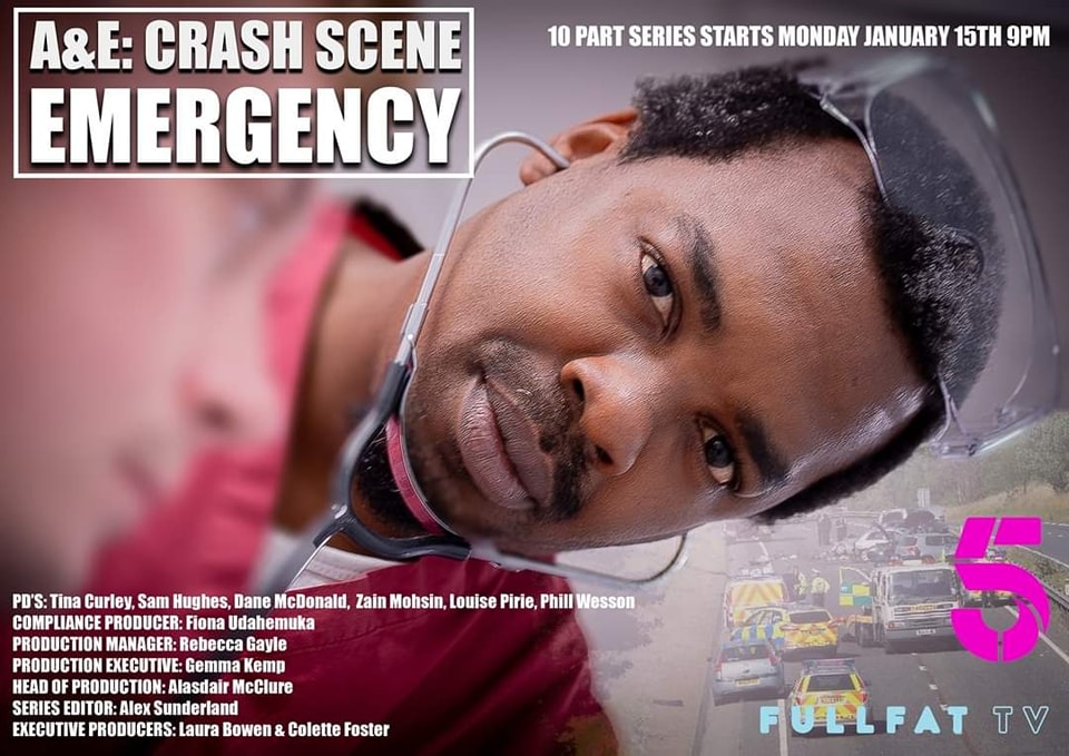 A&E: Crash Scene Emergency is back on tomorrow evening on Channel 5 at 9pm. The 10-part series follows the life saving work of the medical teams at University Hospital Coventry following casualties from crash scene to A&E through surgery and recovery.