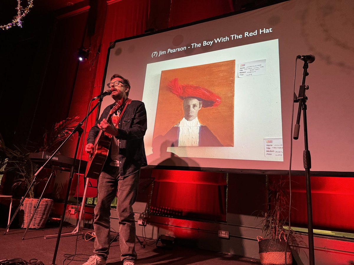 <a href="/LEAFonBoldSt/">LEAF on Bold St</a> <a href="/KingByrne1/">King & Byrne</a> <a href="/HelenMawMusic/">Helen Maw</a> <a href="/JamesChetter/">James Chetter</a> The seventh of tonight’s finalists is <a href="/jimpearsonmusic/">Jim Pearson</a> with his song The Boy With The Red Hat.