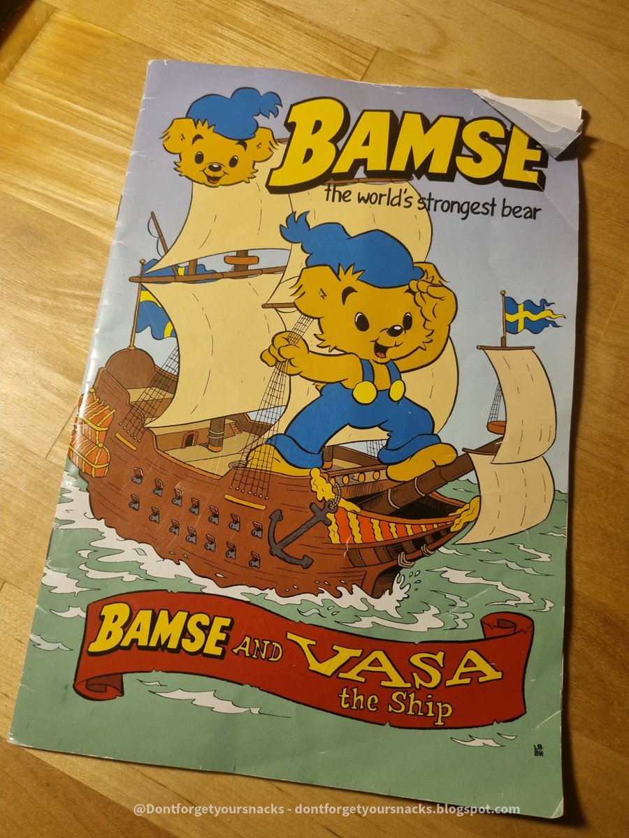 One of the #kids current favorites at #bedtime. #Bamse and the Vasa Ship. dontforgetyoursnacks.blogspot.com/2023/03/vasa-m… #Stockholm #travel #raiseareader @visitstockholm