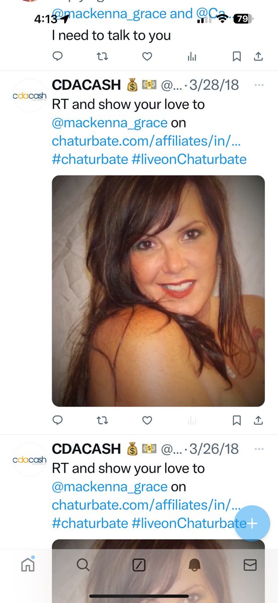 When you click on the “Mentions” tab and three mentions down and you see what you looked like 13 years ago… 🤦‍♀️