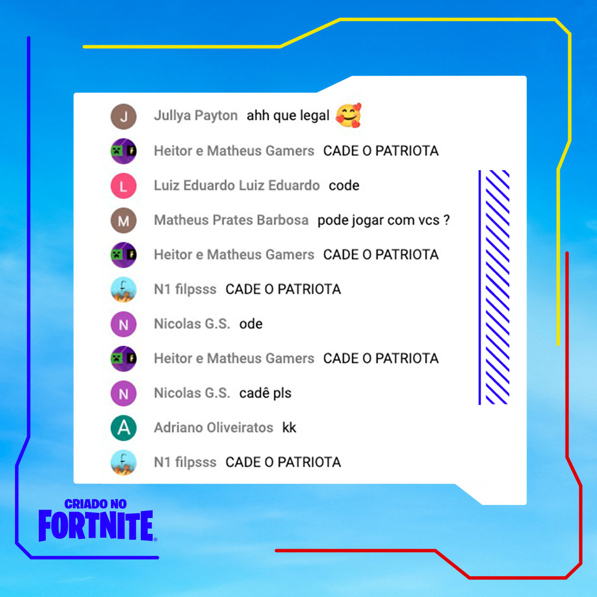 Pronto, gente! Estamos ao vivo na roxinha:
twitch.tv/patriota