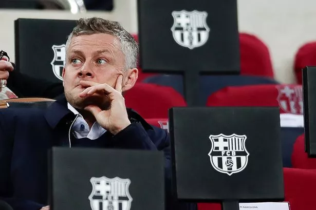 OLIKING200's tweet photo. OLE GUNNAR SOLSKJÆR TO BARCELONA, HERE WE GO! https://t.co/0TYAY44QOK
