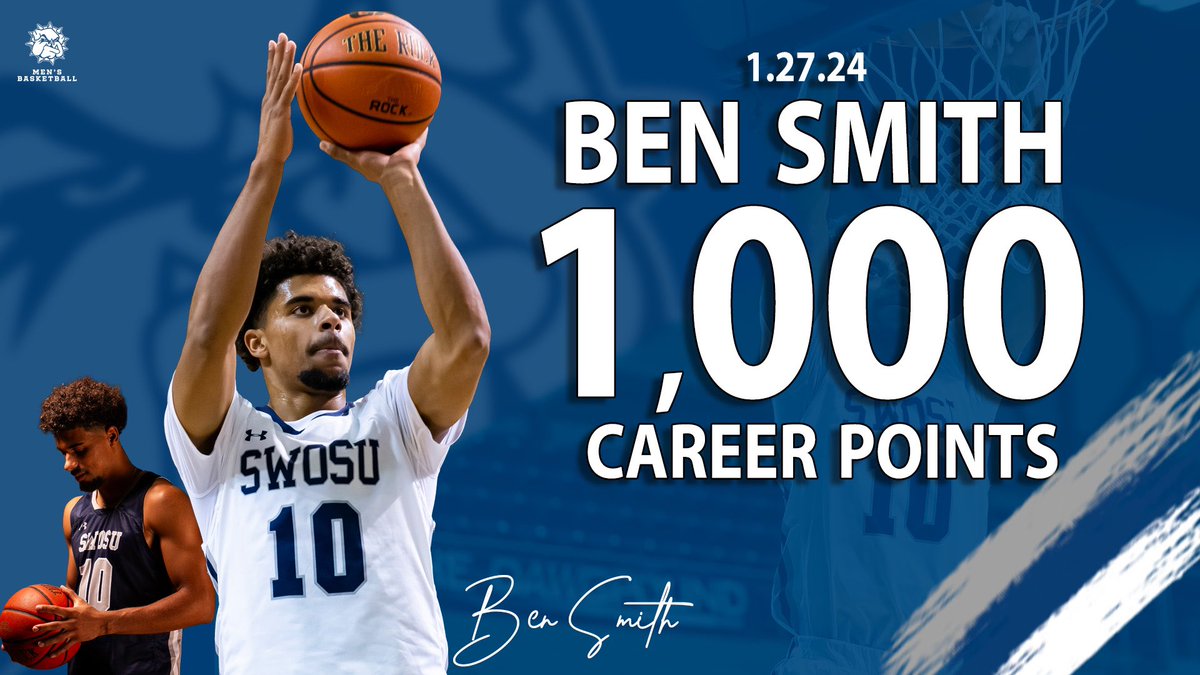 Congratulations to senior forward Ben Smith for achieving the 1,000 career point scoring milestone in today’s game!! ✅🏀
