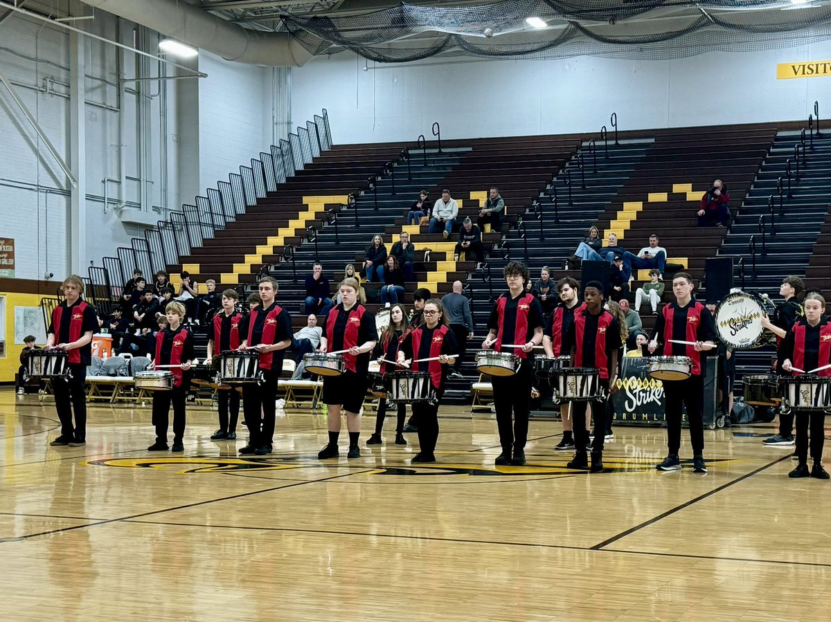 Fun to get back into it after the first three game we were supposed to play were cancelled or changed due to weather. Good win for the home team! Also great to see 7 of our percussionists perform with the Crystal Lake Strikers Drumline in their first performance of the season.