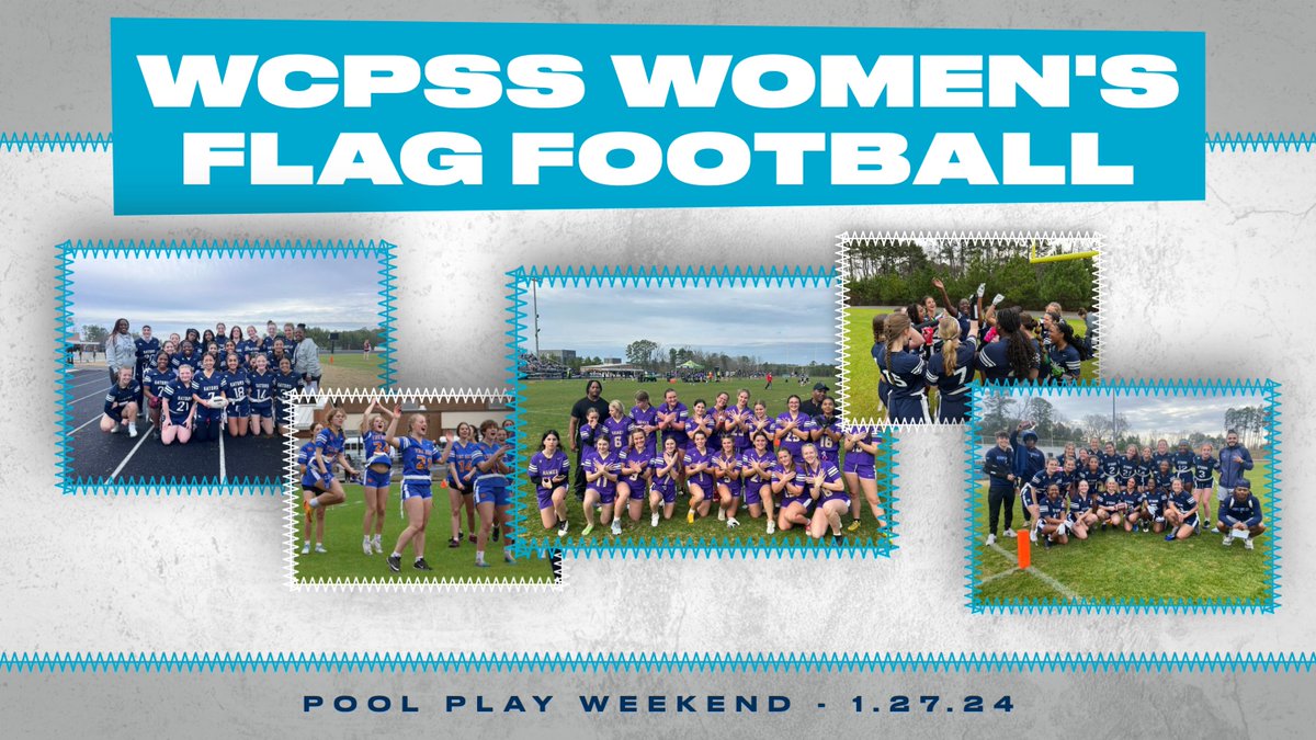 WCPSS_Athletics's tweet photo. Well... It's Safe To Say Women's Flag Football is Here To Stay! What An Opening Weekend! Congratulations To All Our Players &amp; Coaches For A Great Day! 👧🏾🏈

Brackets For Next Weekend's Tournament Play Will be Released On Monday ~ Games @ Rolesville &amp; Middle Creek - Stay Tuned! https://t.co/ra9BkUvQhg