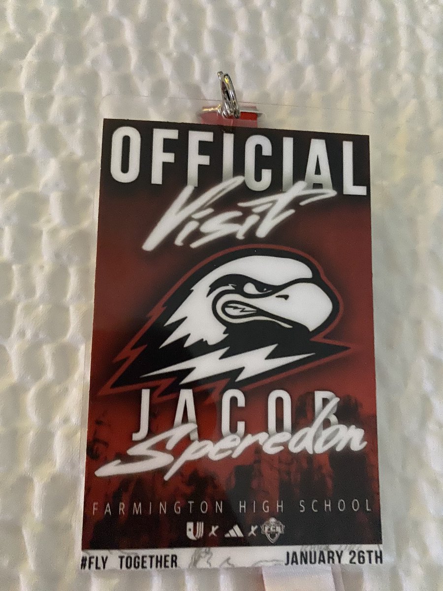 Thank you <a href="/CoachHuntSUU/">Ryan Hunt</a> for the OV and the hospitality . #Speredon #D1Recruit