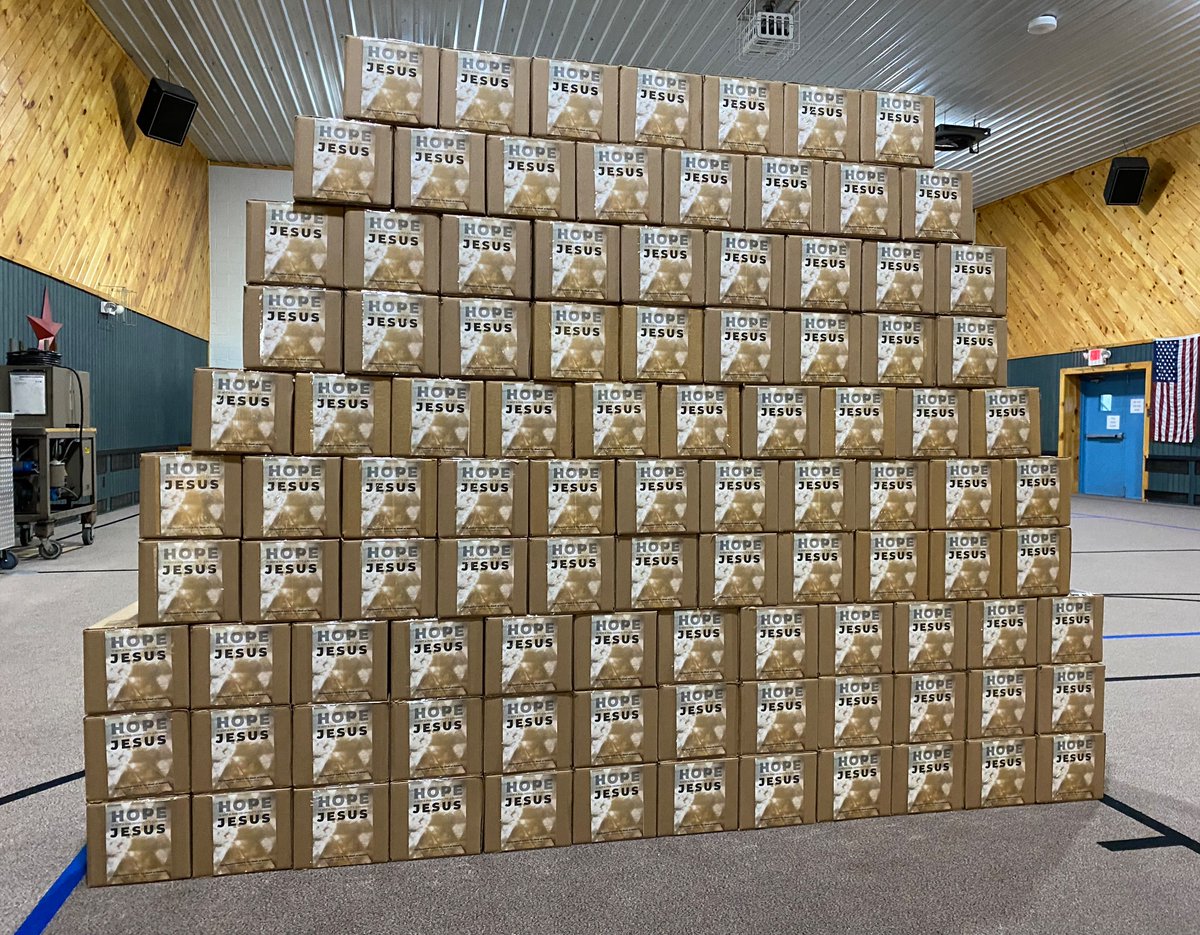 20,000 English John and Romans for New Zealand completed this weekend by Jackson Baptist Church in Jackson, PA.  Eighteen straight years doing a Seedline project; over 300,000 John and Romans assembled.