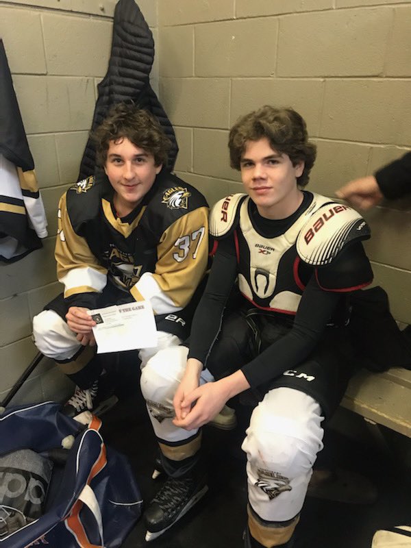 Another loss in game #2.  Player of the Game #37 Alex Hickey 🏒