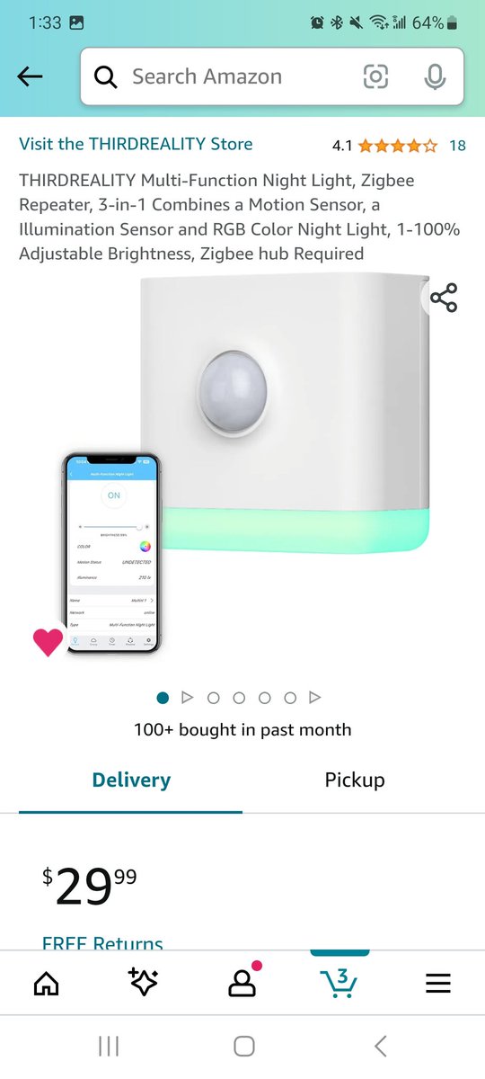 Seeing support status for my platform of choice (<a href="/home_assistant/">Home Assistant</a>) in an Amazon product listing makes me feel like less of a hipster.

Thanks, <a href="/ThirdRealityInc/">ThirdReality</a>