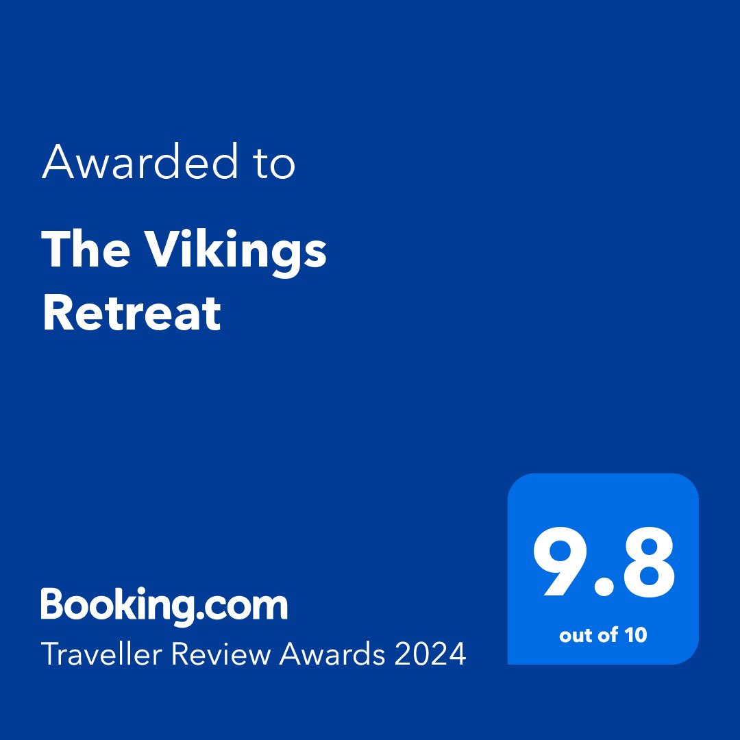 Dear valued guests and fellow travelers,
We are incredibly grateful and honoured to announce that Vikings Retreat has been awarded a remarkable 9.8 in the Booking.com Traveler Review Awards.

#vikingway #ukretreat #vikingsretreat #ukretreats #retreatlife #serendipity