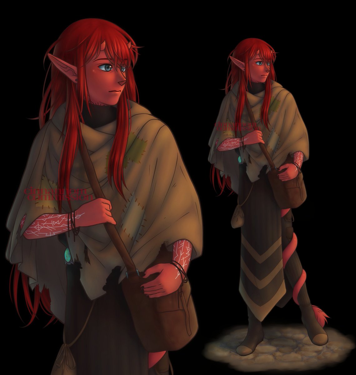 cinnannom's tweet photo. Amon, Tiefling: Commissions for a friend <3 #dungeonsanddragons #dnd #digitalart #drawing #fantasy #tiefling #clipstudiopaint #commission https://t.co/8R8DkYPOhl