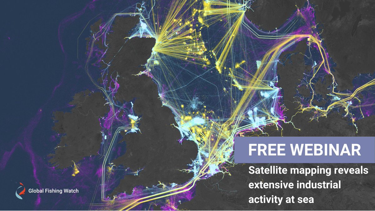 📢 JOIN US! We're excited to announce our research webinar on Jan 31, covering our new study published in @Nature! 👥 Hear from our panel of experts who harnessed #AI and #SatelliteImagery to map human activity at sea on an unprecedented scale. Register: bit.ly/3vLrTnX