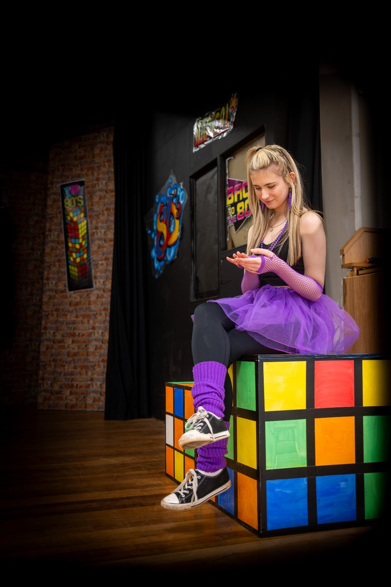 *Character Introduction*
Cyndi Gibson - a cheerleader who is popular with the boys, she is very much a 'Material Girl' and believes that 'Girls Just Wanna Have Fun'...

Hear these &amp; other great 80's songs this Friday (7pm) &amp; Saturday (2pm or 7pm)!!

#teamstmarys <a href="/StMarysRCHigh_/">St Mary's RC High School</a>