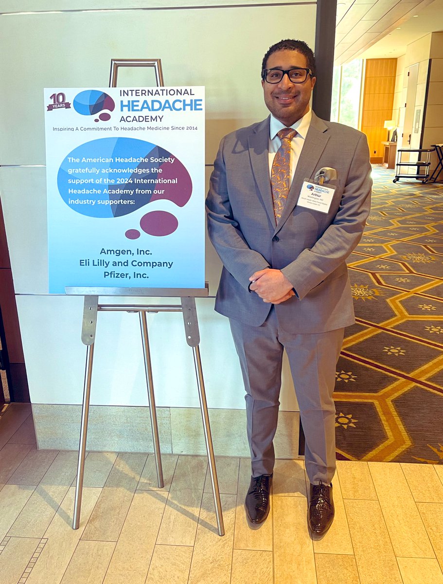 I had such a wonderful time at the @ahsheadache 2024 #InternationalHeadacheAcademy! I learned so much, and I’m even more excited to apply to fellowships in March 💜🧠 #HeadacheMedicine #FacialPain #Neurology #ChildNeurology