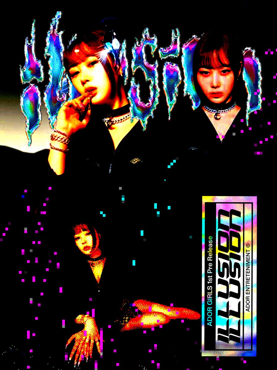 ADORB2B's tweet photo. ADOR GIRLS 좋아하다 " #ILLUSION
✮ ⋆ ˚｡𖦹 ⋆｡°✩ 1ST PRE/RELEASE 

👾✮👾✮👾✮👾

BILLIE ' CONCEPT 

➫ 2024.02.01 1PM (KST) / 0AM (ET)
M/V RELEASE ✅ 

[ # ] #ADOR #VideoHLC #LUV #ELECTRA  #SHADOW #HADLER #BILLIE ; [ @ ] @RHallucinado @ADORHALLUCINATE https://t.co/2vJXJ9A9F4