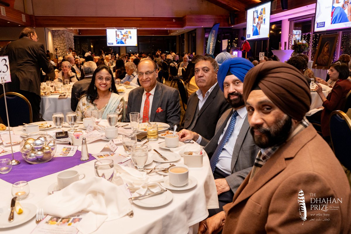 Delighted to see representatives from @PICSSociety and @punjabimarket in Vancouver come to the 2023 Dhahan Prize ceremonies on 11/16/23! Encouraging to see like-minded community groups come together to support #diversity in #languagearts.

#punjabicanadians #punjabiarts