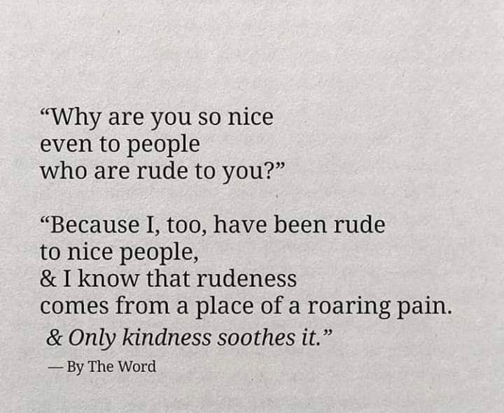 books ๐ (@bookpoets) on Twitter photo why are you nice to people who are rude? why are you nice to people who are rude?