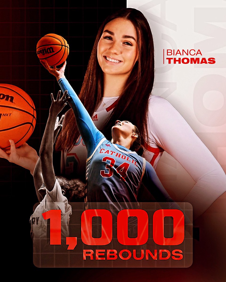Another milestone moment , 1000 rebounds, another 1K Club for @blancathomas34 #moretocome #1000rebounds