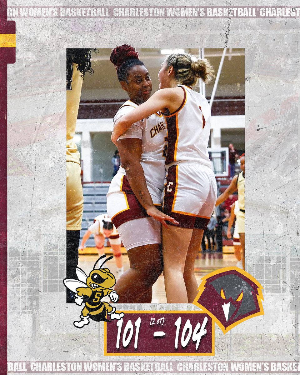 🏀 AN INSTANT CLASSIC!!!!!! CHARLESTON WINS IT IN DOUBLE OVERTIME!!!!

CLARRISSA FRANCIS WITH 39 POINTS IN AN INCREDIBLE WIN 😱😱😱

#WingsUp