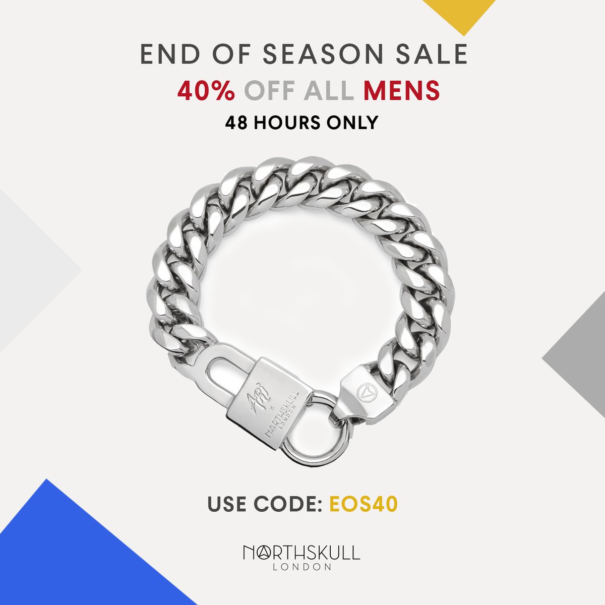 OUR 48 HOUR END OF SEASON SALE IS NOW ON! GET 40% OFF ALL MENS | USE CODE: EOS40 (LINK IN BIO)