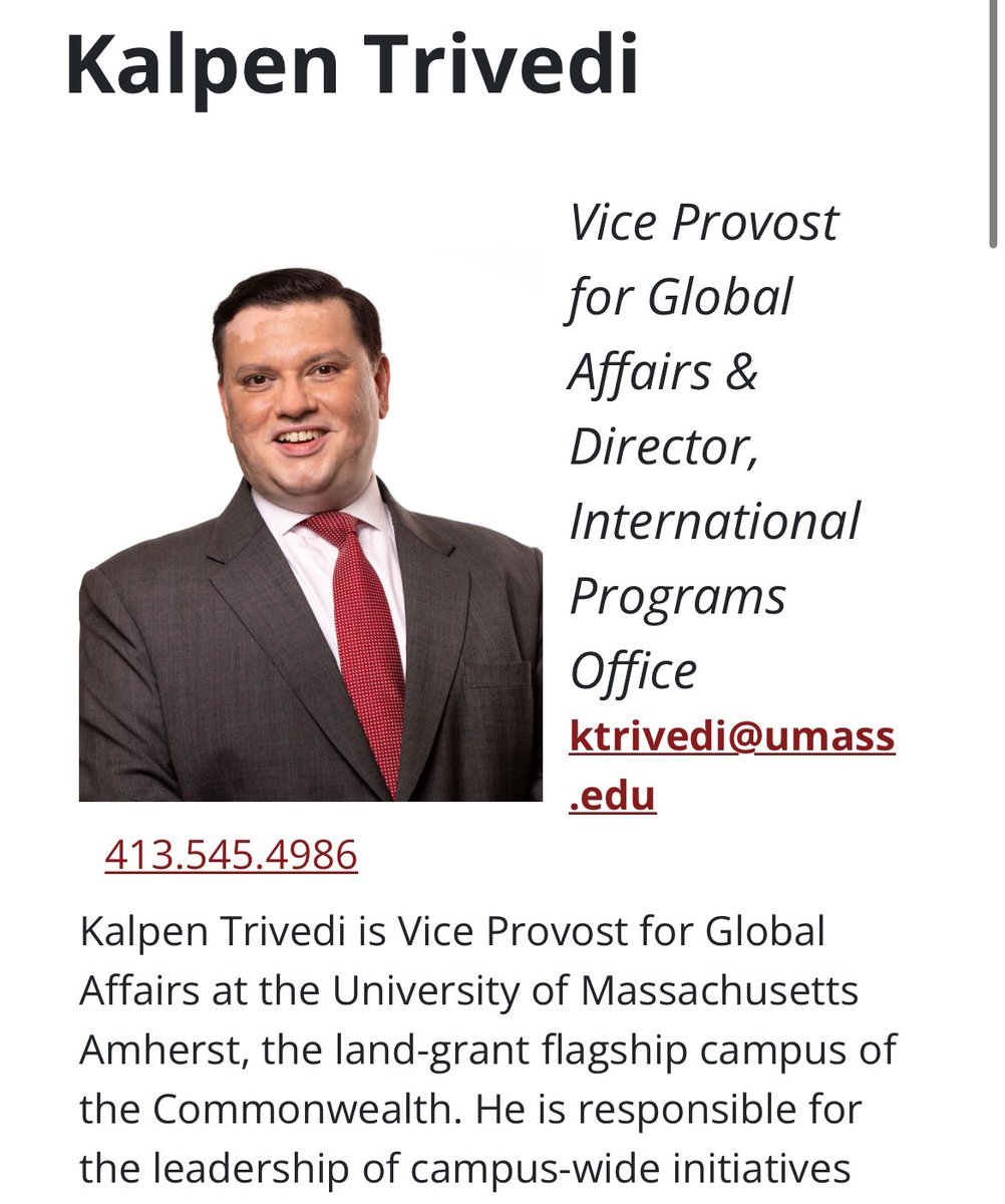 ✍️ Doctors at Al Shifa Hospital are “all grotesquely evil” Kalpen Trivedi is Vice Provost at @UMassAmherst. To raise awareness: 📧 Chancellor chancellorreyes@umass.edu 📧 Provost provost@provost.umass.edu