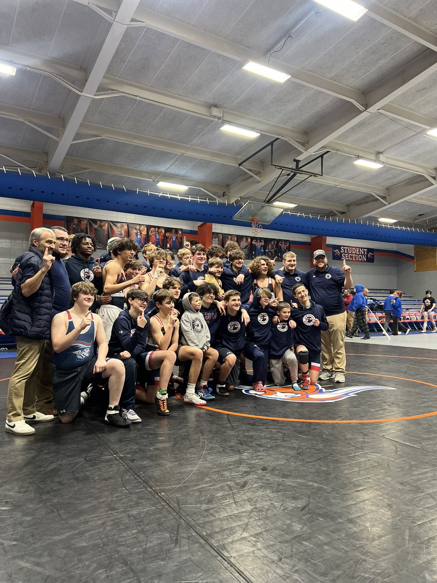 LMS_GirlsBball's tweet photo. Congrats to our LHS Wrestling Team for winning North Half! We got the #1 seed for State! Let's go! 👏🏻👏🏻
#WebeatNorthPontotoc #ReadyforState #LetsGoPatriots https://t.co/qsYrTSZmYD