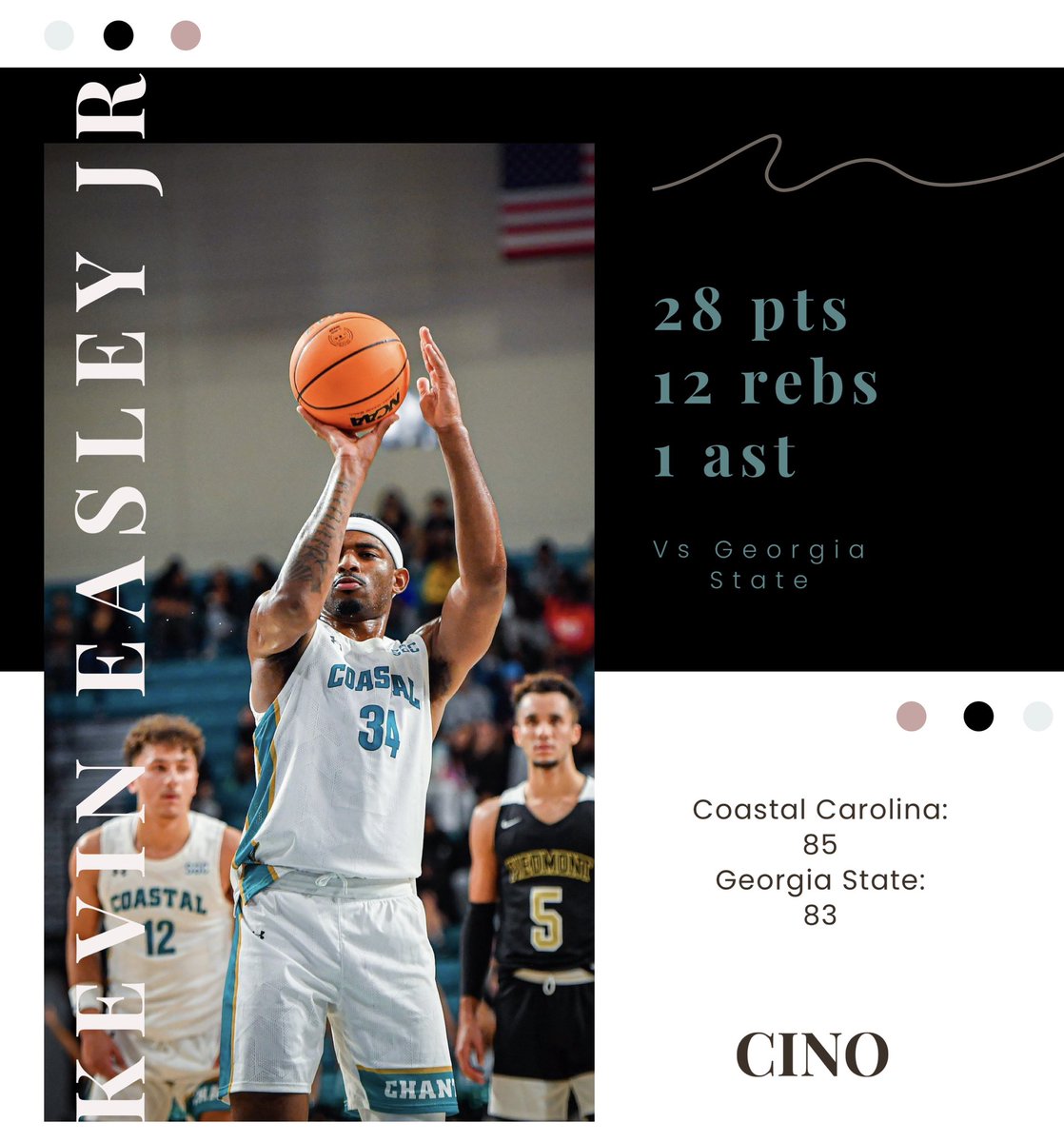 Jacob Meyer and Kevin Easley Jr With Double Doubles vs Georgia State <a href="/kevineasley__34/">Kevin Easley 🐐</a>