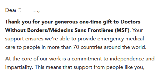 DONATION CHAAAIN!! decided to give to @MSF for the last day of the strike since i couldnt get into PCRF's site. please continue the chain if you can!! 🫶🫶🫶 #ceasefireNOW #FreePalestine