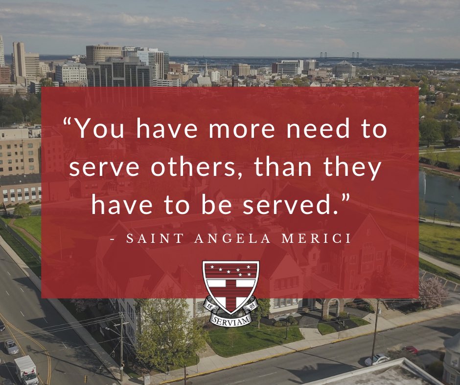UAwilmington's tweet photo. Happy St. Angela Feast Day! Today we remember and celebrate the life of Ursuline’s trailblazing foundress, St. Angela Merici! #stangela #stangelawatchoverus https://t.co/lV67Q6SDQt