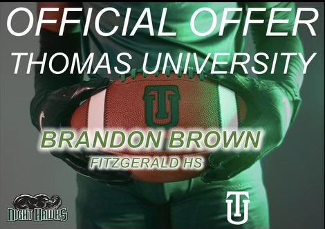 After a great conversation with coach <a href="/coachseay/">Christopher Seay</a> I am blessed to say I have received an offer from Thomas University <a href="/dhollan22/">Coach D_Holland, ED.D</a> <a href="/FitzgeraldCanes/">Fitzgerald GA Football Recruiting</a> <a href="/RecruitGeorgia/">Recruit Georgia</a>