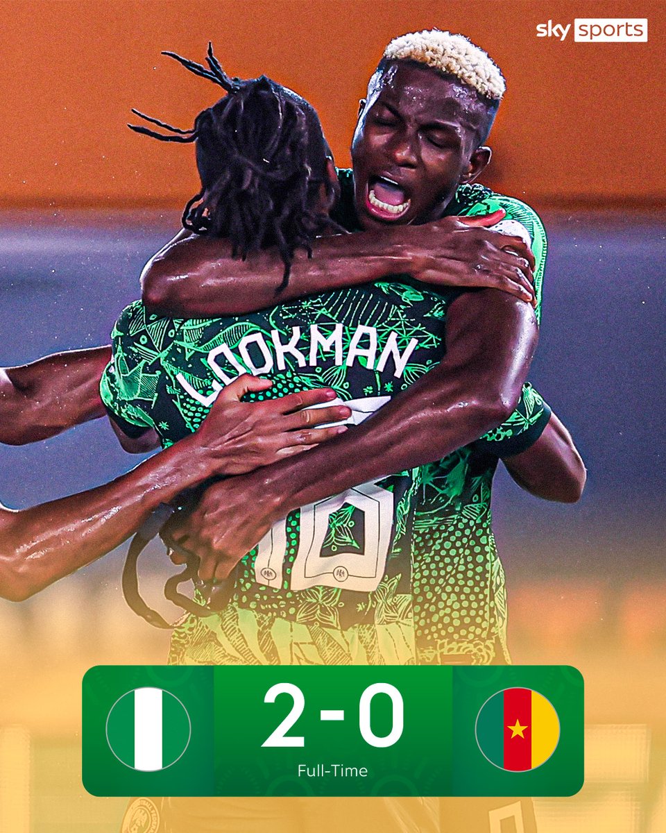 𝙇𝙖𝙨𝙩 𝙩𝙞𝙢𝙚 𝙄 𝙘𝙝𝙚𝙘𝙠, 𝙄 𝙬𝙖𝙨 𝙗𝙖𝙡𝙡𝙞𝙣 🎵

Nigeria are through to the AFCON quarter-finals 😍🇳🇬