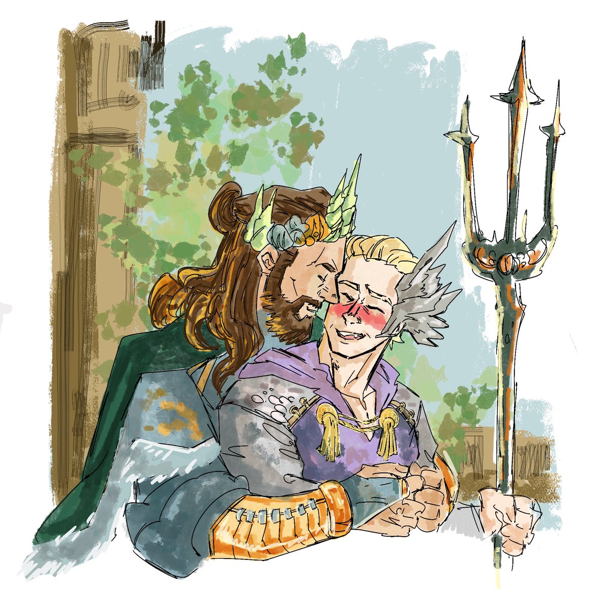 Crimsonkingart's tweet photo. Medieval fantasy AU 🐟🐟
#arthurm https://t.co/ubp6rFB1Mm
