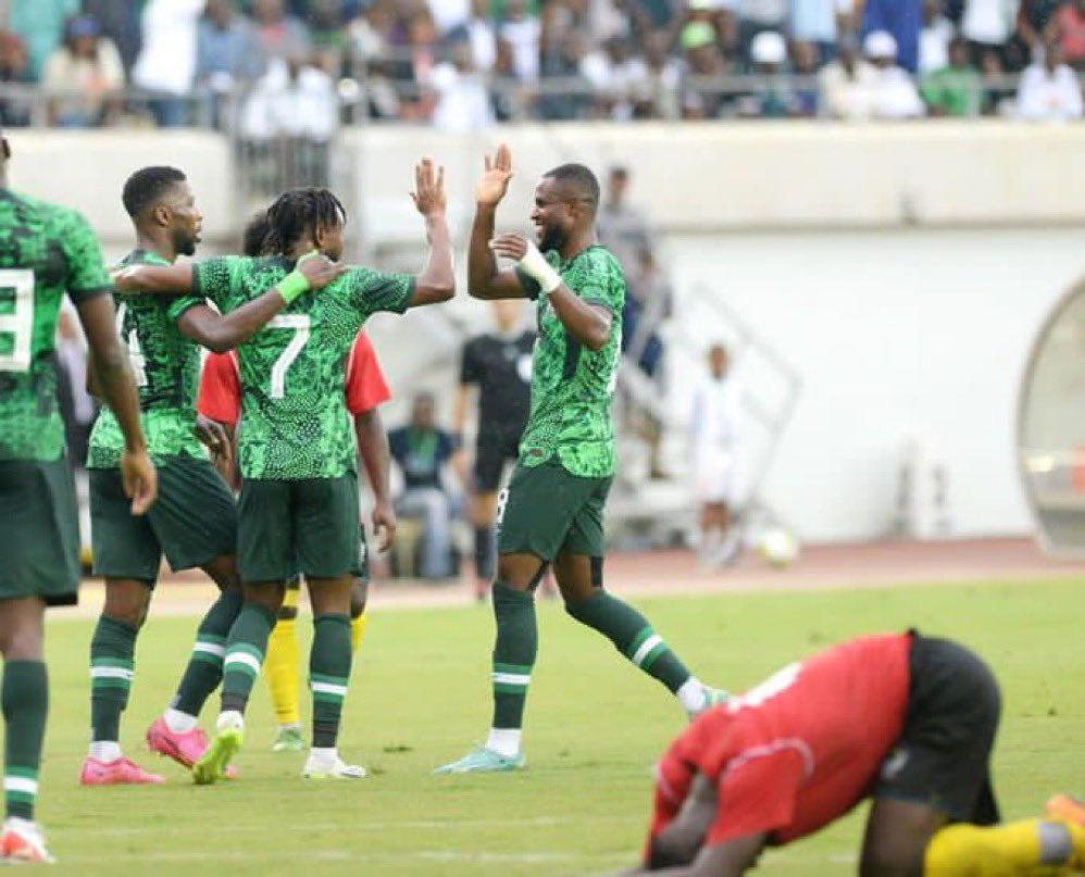 iamjames_long's tweet image. Full Time 
Nigeria 🇳🇬 2 Cameroon 🇨🇲 0 
This is our best game so far at AFCON 23. Kudos to our amazing players. 
#NGACMR