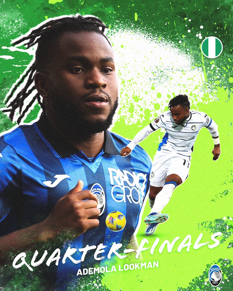 Doppietta decisiva e quarti di finale conquistati! 💪🏾🇳🇬

A decisive brace to secure a spot in the #AFCON2023 quarter-finals! 🙌🏾🔥

<a href="/Alookman_/">Ademola Lookman</a> | <a href="/NGSuperEagles/">🇳🇬 Super Eagles</a>
#GoAtalantaGo ⚫️🔵