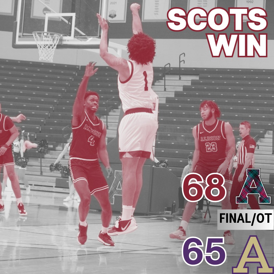Deja vu?

Ten days later, Men's Basketball scrapes out a #SCOTSWIN over the Britons in overtime again! Tyshaun Walker led all scorers with 23 in the game.