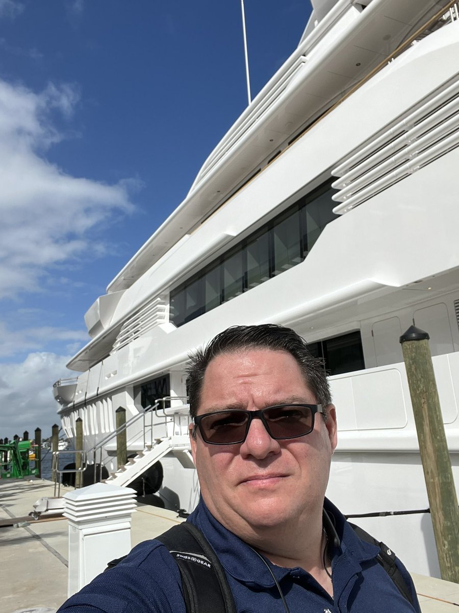 On January 27 2024 Aquatic Navigation conducted the annual Cayman Islands Lloyds registered radio survey on board the M/Y Samsara in Fort Lauderdale, FL.  89 meters and 2200 GRT she is a beautiful ocean going super yacht.