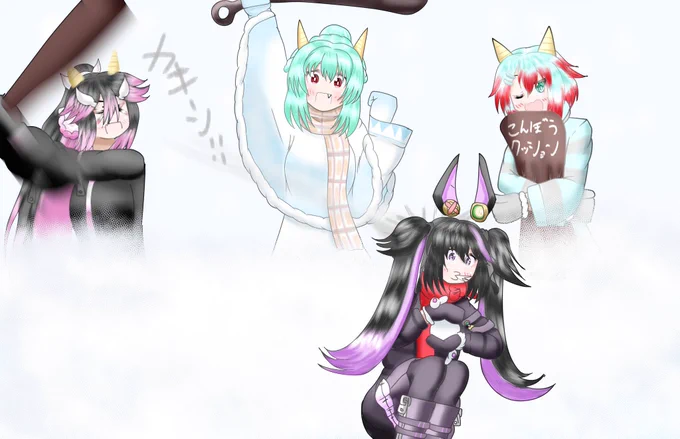 おはよーん!進捗!鬼からの反撃だ!気をつけろ! 