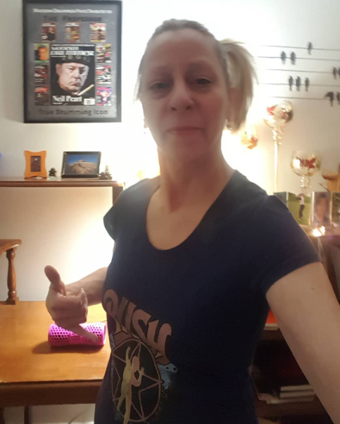 Came up on my FB memories today from 3 years ago. I like this picture. #NeilPeart #ModernDrummer #TrueDrummingIcon #RUSHFan #StarmanTshirt #GeddyCornGirl #LRXSTGRL #CygnusAngel