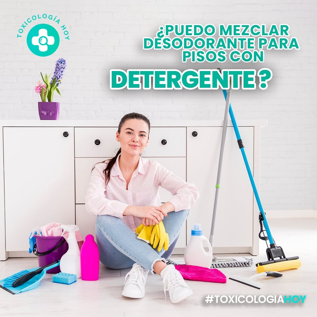 ¡Cuidado con lo que mezclas! 

Los #desodorantes para pisos son irritantes a bajas concentraciones, y CÁUSTICO en grandes concentraciones.

Mezclado con detergentes y/o amoníaco produce vapores que al inhalarlos pueden provocar BRONCOESPASMO MODERADO - SEVERO.