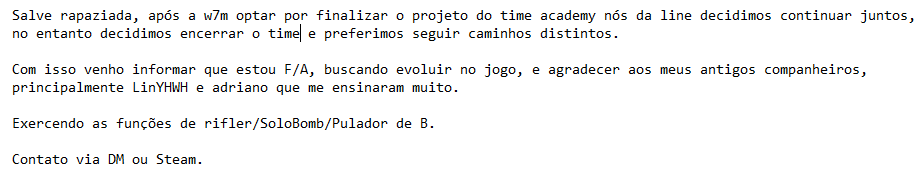 lcs (@lcsz1n) on Twitter photo Agradecimento a <a href="/w7mesports/">w7m esports</a> e meus companheiros <a href="/ntxzin/">Davi Castiel</a> @LinYHWH <a href="/jotage_fps/">Jotag3</a> <a href="/k1not1fps/">k1not1</a> <a href="/adrianosinho/">didico</a>
Rt = humildade❤️🩵 Agradecimento a <a href="/w7mesports/">w7m esports</a> e meus companheiros <a href="/ntxzin/">Davi Castiel</a> @LinYHWH <a href="/jotage_fps/">Jotag3</a> <a href="/k1not1fps/">k1not1</a> <a href="/adrianosinho/">didico</a>
Rt = humildade❤️🩵