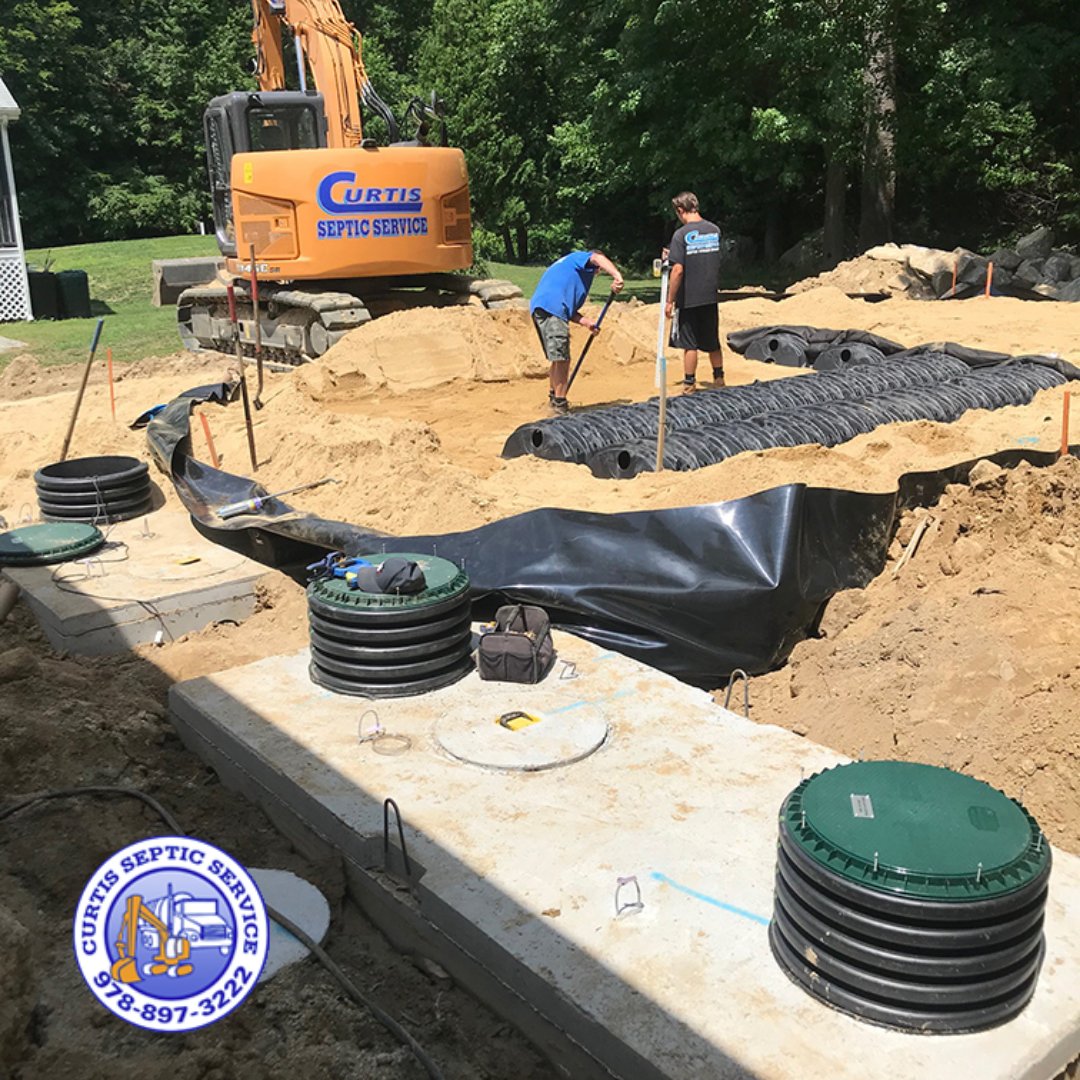 CurtisSeptic's tweet image. Here's a picture from the Cultec System in Milford project!

We're a full-service septic company with over 30 years of experience providing septic system installation, repair, tank pumping &amp;amp; Title 5 Inspection in Massachusetts.

#PipeInspection #VideoInspection #InspectAndDetect