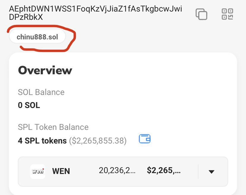 What is happening?! 🤯🤯

The $WEN Top 2 Holder changed their wallet name to chinu888.sol and owns 88888 $CHINU!! 🎱🎱🎱

CHECK YOURSELF BELOW, THIS IS CRAZY :O 🤯

Birdeye: birdeye.so/token/WENWENvq…

Solscan: solscan.io/address/AEphtD…

#solana $SOL #memecoin