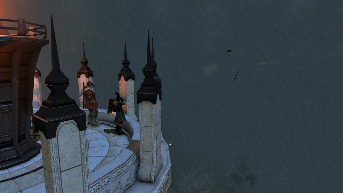 Baha_Tia's tweet photo. Gremlin Gleaner's Guide to Eorzea: La Noscean Rain

I fear the postmoogle may have been unable to deliver yesterdays manuscript for this ongoing gleaning report. Intense rains outside Costa Del Sol have rendered travel all but impossible. https://t.co/eQackflECQ