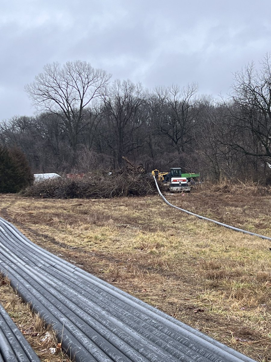 Mother Nature is finally (kind of) cooperating and allowing the crew <a href="/PearsonGolf/">Pearson Golf Construction</a> to lay the first mainline this week at Tomahawk Hills Golf Course. A much needed upgrade from a very old single row system. Welcome to the <a href="/RainBirdGolf/">RainBirdGolf</a> IC CirrusPRO family <a href="/ahuffy1973/">Andrew Huffman</a>