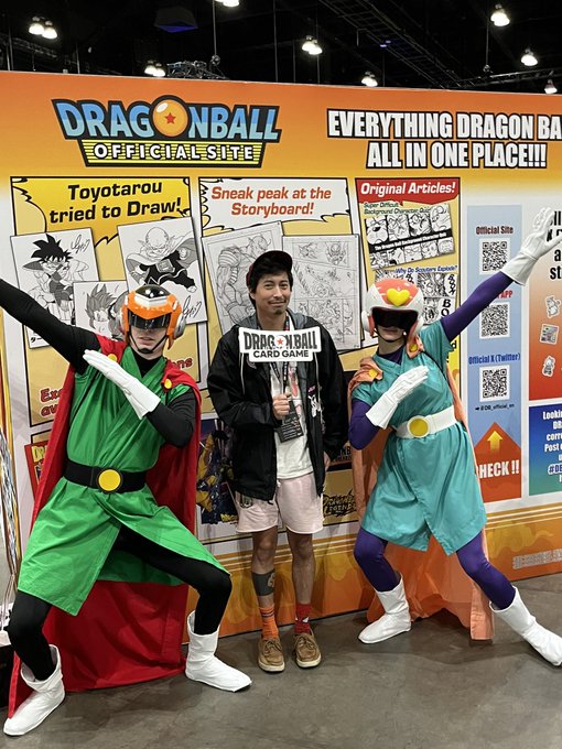 Here at the dragon ball super convention #dbfancontent #DragonBallSecretBattleHour @DB_official_en https://t<a href="/tag/dbfancontent"class="tags">#dbfancontent</a><a href="/tag/dragonballsecretbattlehour"class="tags"><span>#dragonballsecretbattlehour</span></a>