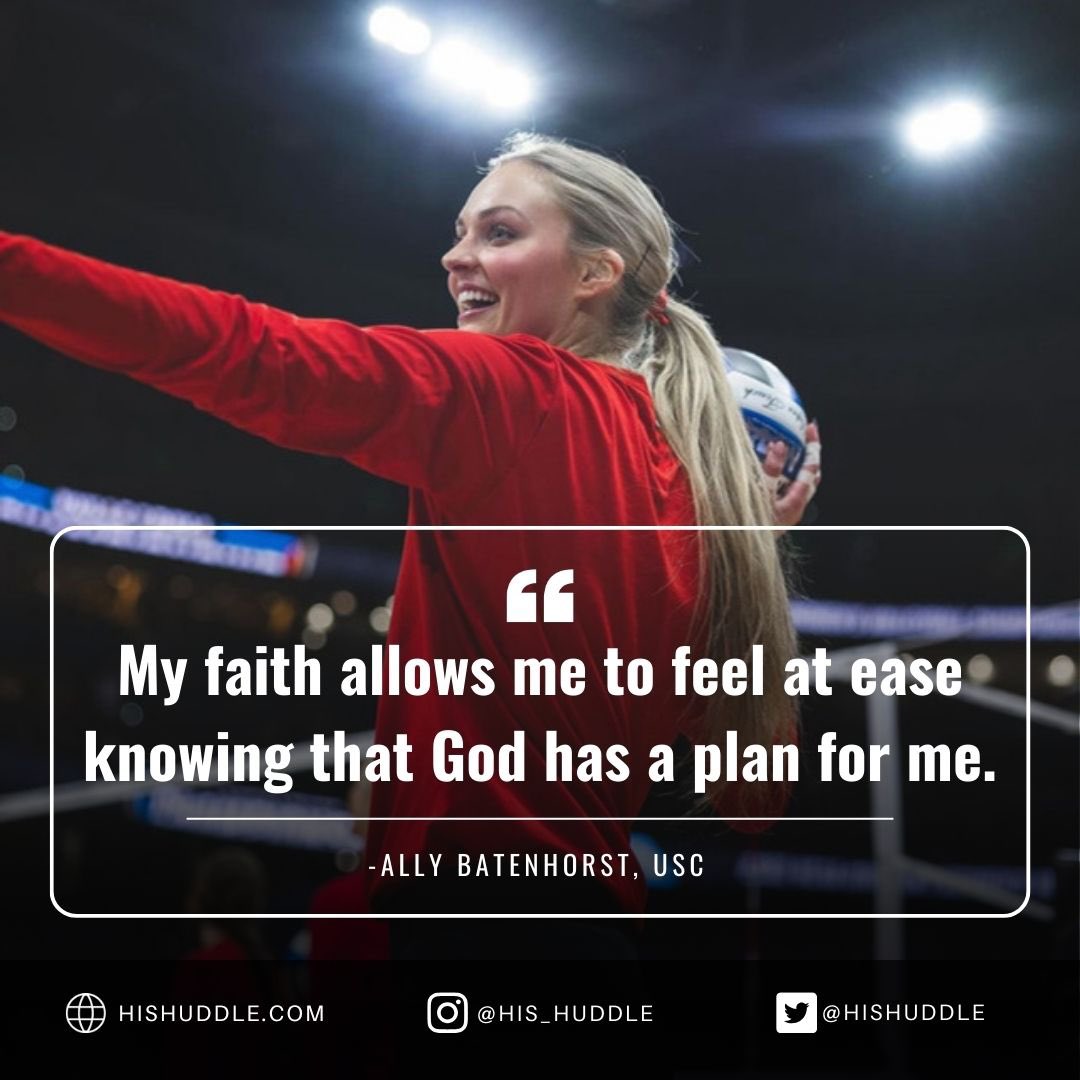 Announcing her transfer to USC, Ally Batenhorst is trusting in God’s plan as she prepares for what’s next.

Read about the impact faith has had on her life at the link below!

hishuddle.com/2022/02/10/all…